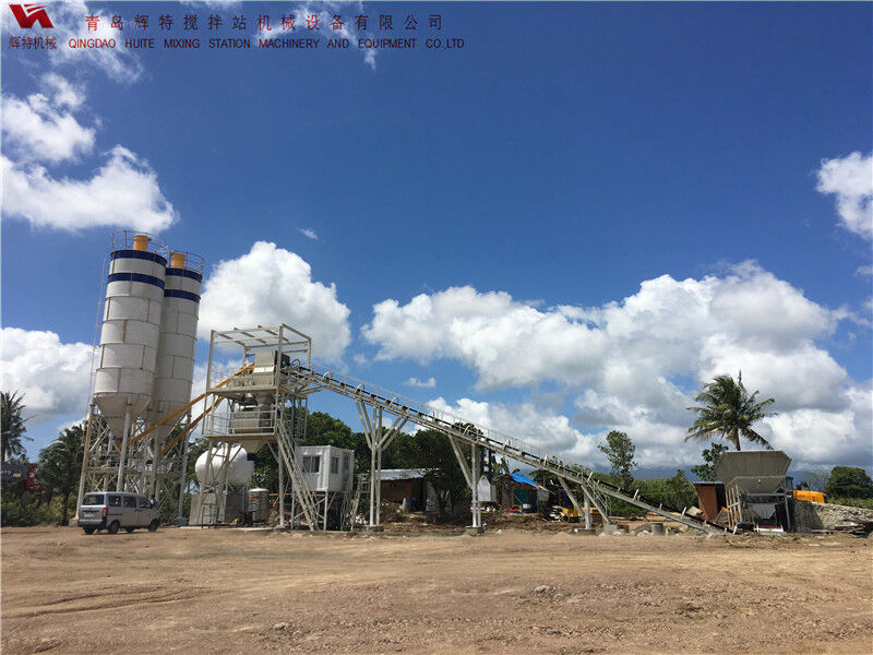 HZS60混凝土攪拌站 輝特機(jī)械 根據(jù)客戶(hù)需求改動(dòng)