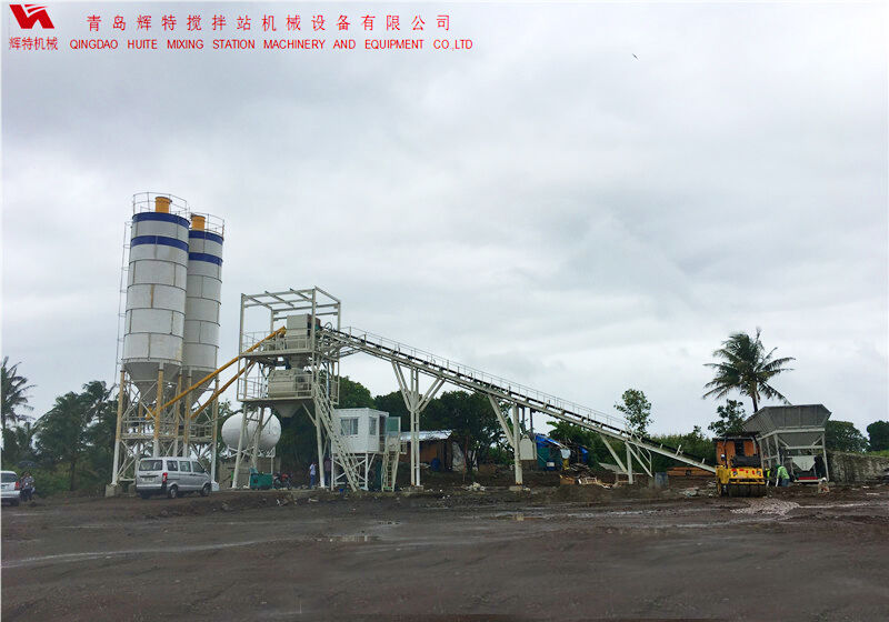HZS60混凝土攪拌站 輝特機(jī)械 根據(jù)客戶(hù)需求改動(dòng)