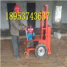 不開玩笑！自走式四輪鏈條打夯機(jī) 柴油夯錘機(jī)