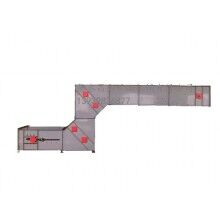 Z型提升機(jī)，進(jìn)料輸送卸料全過程，對物體本身無破損，降低廢品率