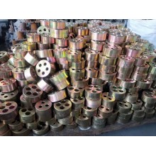 錨具、錨墊板、螺旋筋及配套夾片4/5孔錨具廠家YM15-5孔錨具四件套直銷